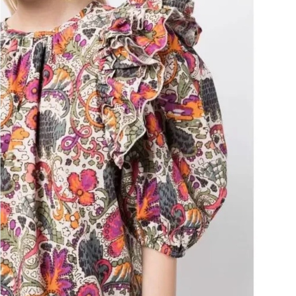 Rhode Nino Ruffle Top Lamu Floral Sm